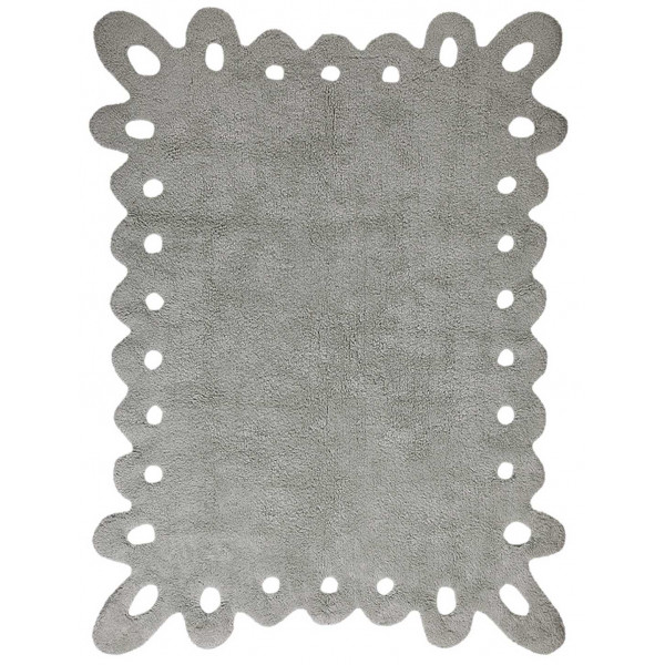 Детский ковер Lorena Canals Кружево Lace серый 120x160 см