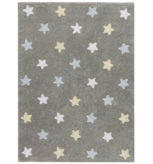 Детский ковер Lorena Canals Stars Tricolor (серо-голубой) 120х160 см
