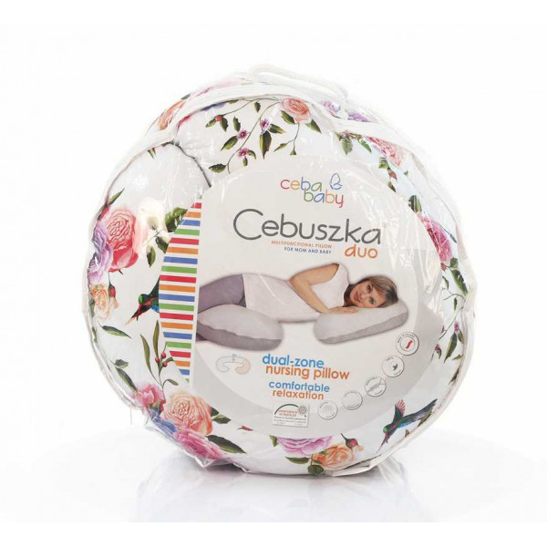 Подушка для кормления Ceba Baby Physio Duo Flora & Fauna