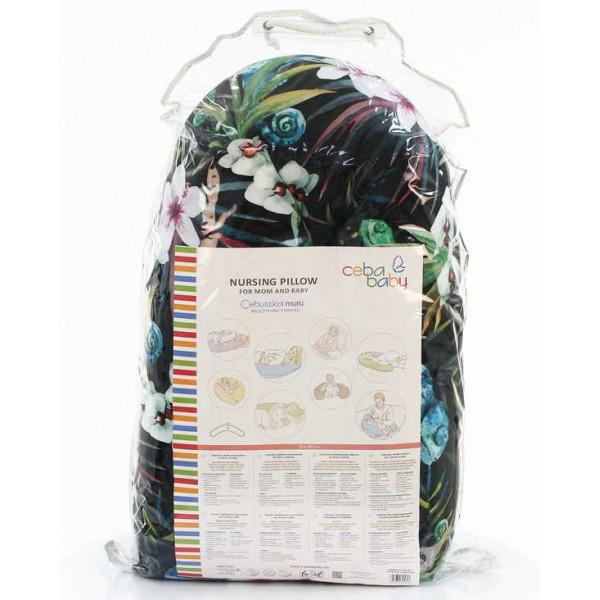 Подушка для кормления Ceba Baby Physio Multi Flora & Fauna