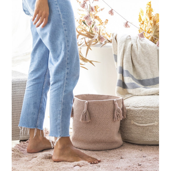 Корзина Lorena Canals WOODY Винтажный нюдовый 30*30