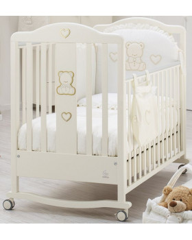 Детская кроватка Italbaby Amore (крем)
