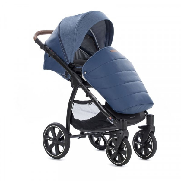 коляска 2 в 1 Noordi Fjordi Sport Melange Leather c термолюлькой 