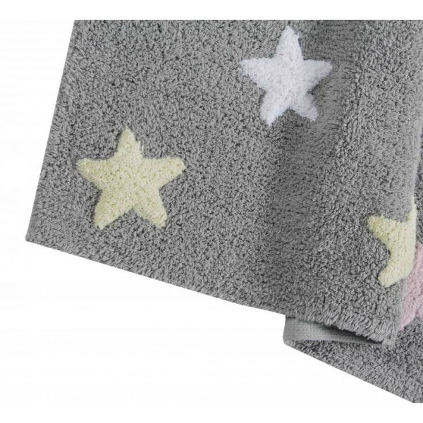 Детский ковер Lorena Canals Stars Tricolor (серо-розовый) 120х160 см