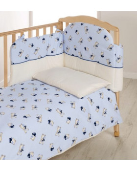 Детское постельное белье Italbaby Teddy (Голубой)