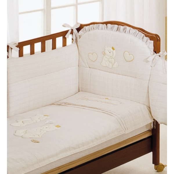 Комплект белья в кроватку Italbaby Principini Biege