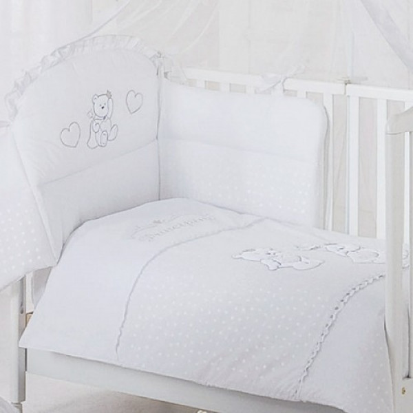Комплект постельного белья Italbaby Principini bianco
