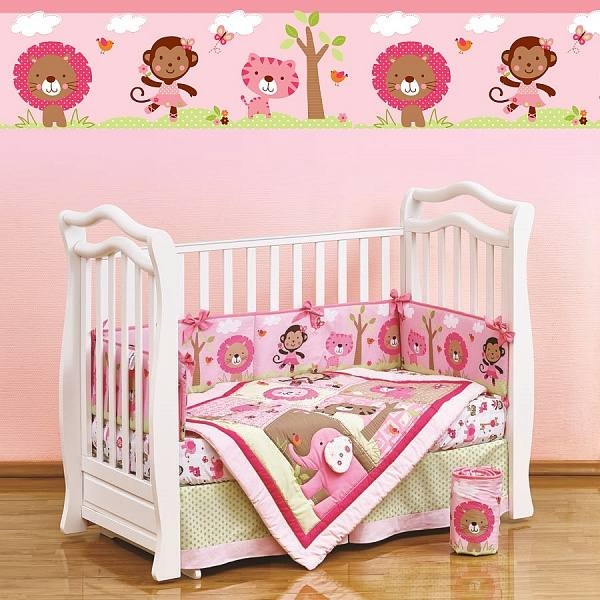 Giovanni Shapito Pink ZOO комплект белья в кроватку 60х120 