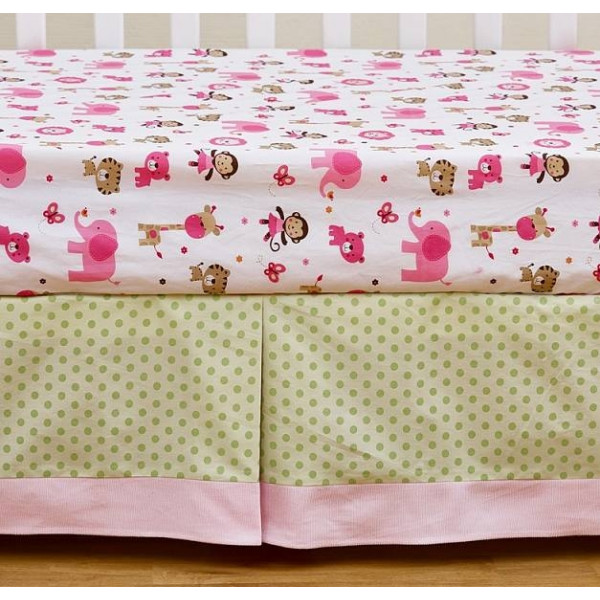 Giovanni Shapito Pink ZOO комплект белья в кроватку 60х120 
