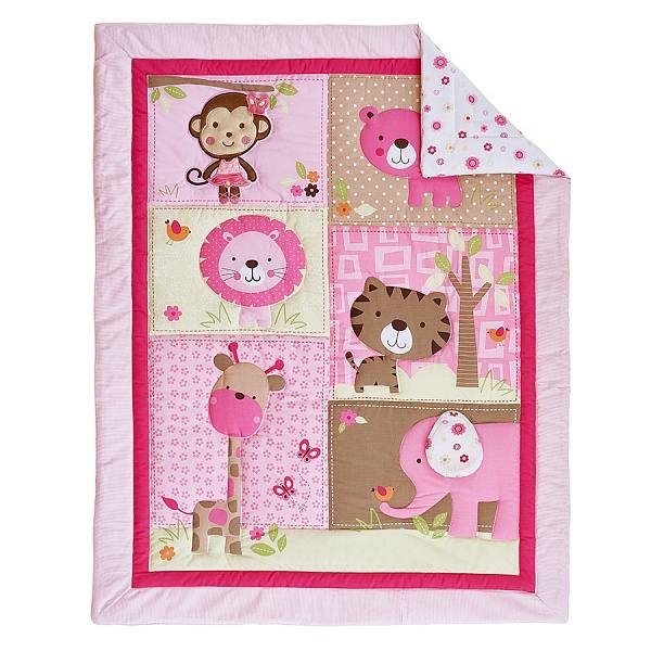 Giovanni Shapito Pink ZOO комплект белья в кроватку 60х120 