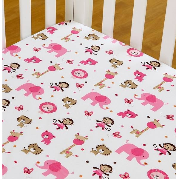Giovanni Shapito Pink ZOO комплект белья в кроватку 60х120 